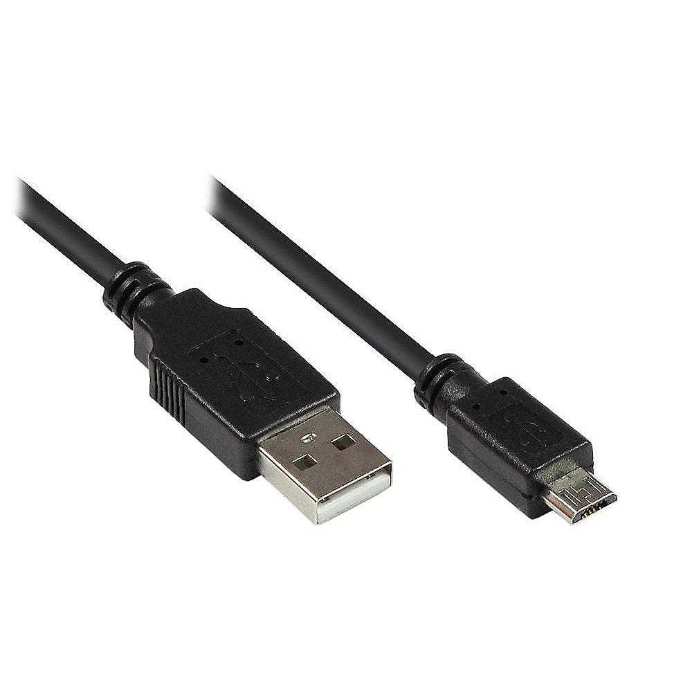 Good Connections Micro USB 2.0 Kabel 1,8m USB-A Stecker/Micro-B Stecker, Good, Connections, Micro, USB, 2.0, Kabel, 1,8m, USB-A, Stecker/Micro-B, Stecker