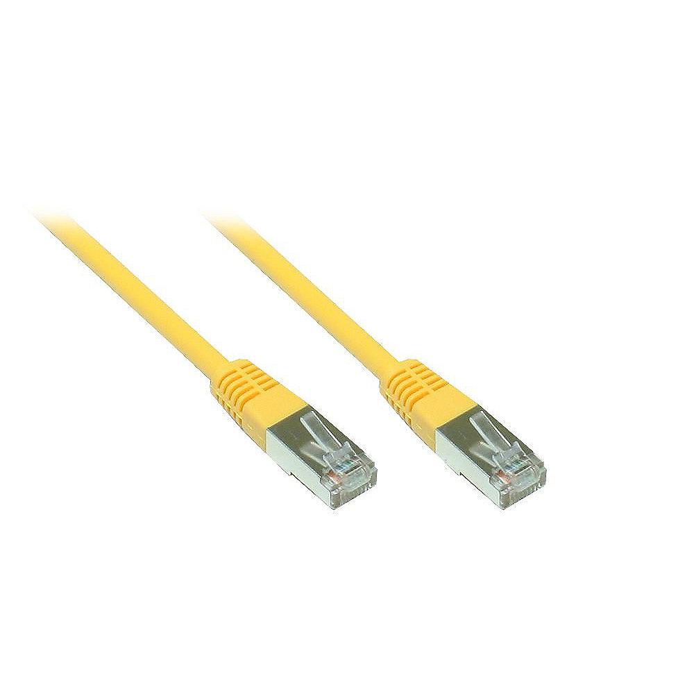 Good Connections Patch Netzwerkkabel RJ45 SF/UTP CAT5e 7,5m gelb 855Y-075, Good, Connections, Patch, Netzwerkkabel, RJ45, SF/UTP, CAT5e, 7,5m, gelb, 855Y-075