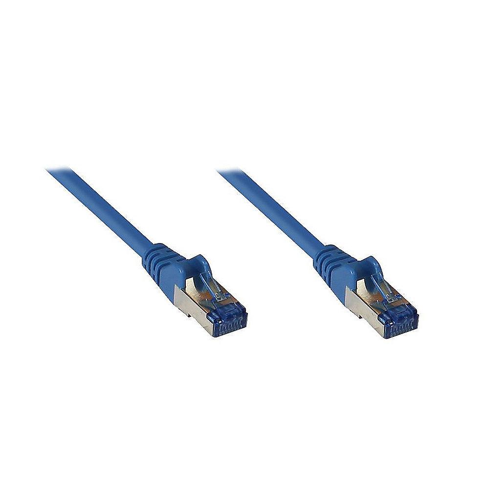 Good Connections Patchkabel Cat. 6a S/FTP, PiMF halogenfrei 500MHz  blau 5m