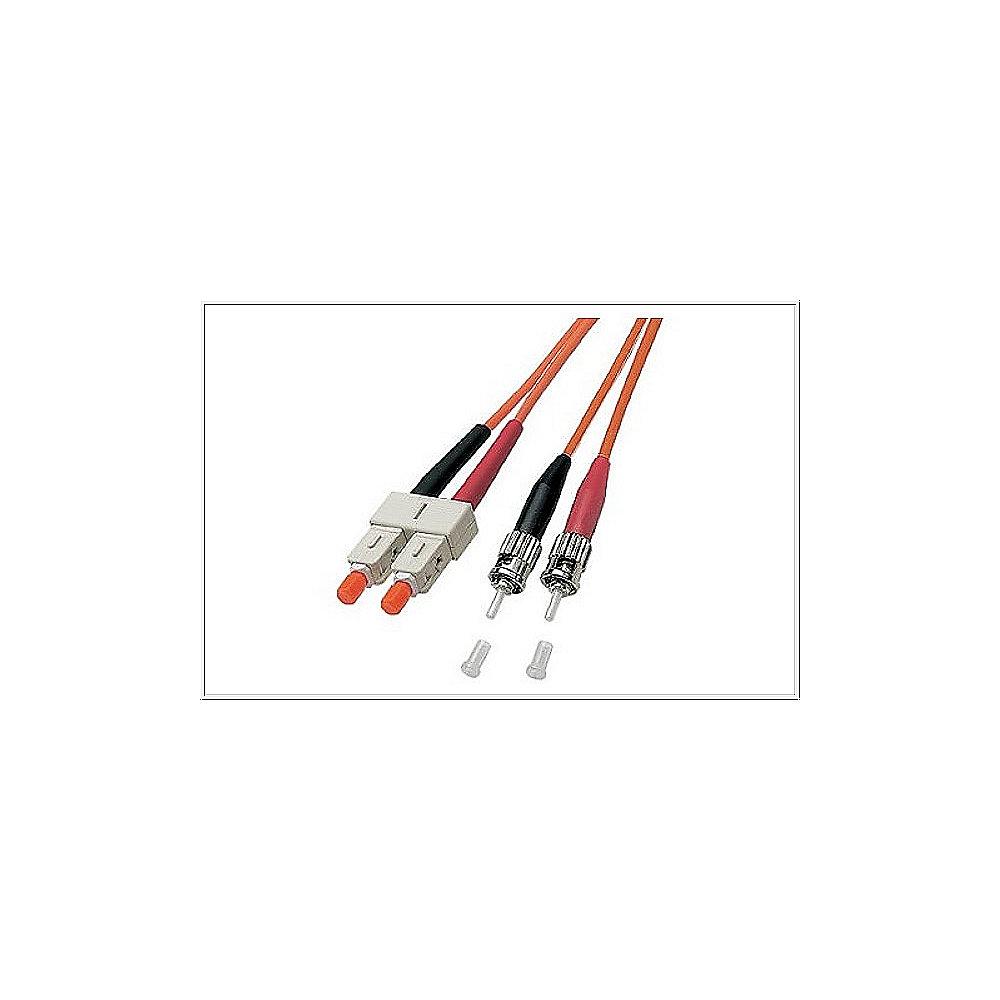 Good Connections Patchkabel LWL Duplex OM1 ST/SC Multimode 2m, Good, Connections, Patchkabel, LWL, Duplex, OM1, ST/SC, Multimode, 2m