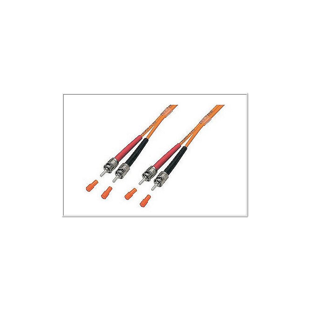 Good Connections Patchkabel LWL Duplex OM1 ST/ST Multimode 10m, Good, Connections, Patchkabel, LWL, Duplex, OM1, ST/ST, Multimode, 10m