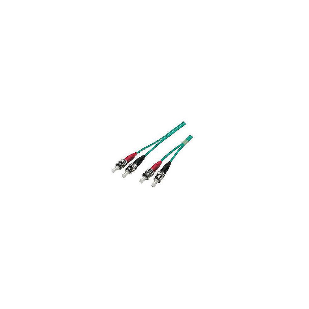 Good Connections Patchkabel LWL Duplex OM4 ST/ST Multimode 2m, Good, Connections, Patchkabel, LWL, Duplex, OM4, ST/ST, Multimode, 2m