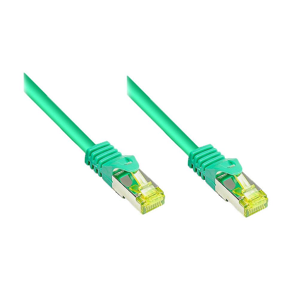 Good Connections Patchkabel mit Cat. 7 Rohkabel S/FTP 40m grün