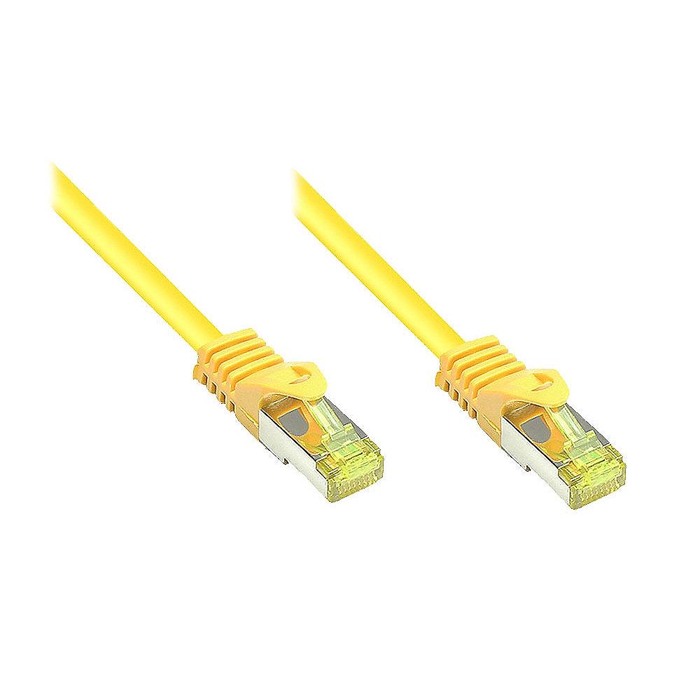 Good Connections Patchkabel mit Cat. 7 Rohkabel S/FTP 50m gelb, Good, Connections, Patchkabel, Cat., 7, Rohkabel, S/FTP, 50m, gelb