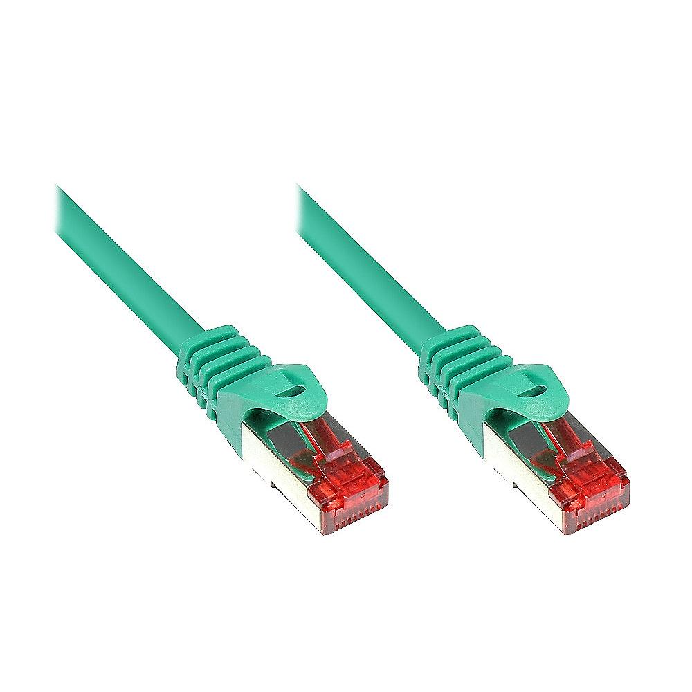 Good Connections RNS Patchkabel Cat.6 S/FTP PiMF PVC 250MHz 0,15m grün, Good, Connections, RNS, Patchkabel, Cat.6, S/FTP, PiMF, PVC, 250MHz, 0,15m, grün