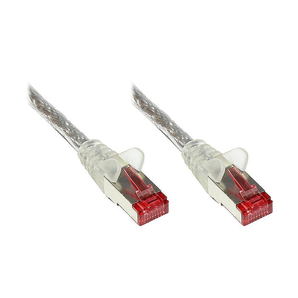 Good Connections RNS Patchkabel Cat.6 S/FTP PiMF PVC 250MHz 0,15m transparent, Good, Connections, RNS, Patchkabel, Cat.6, S/FTP, PiMF, PVC, 250MHz, 0,15m, transparent