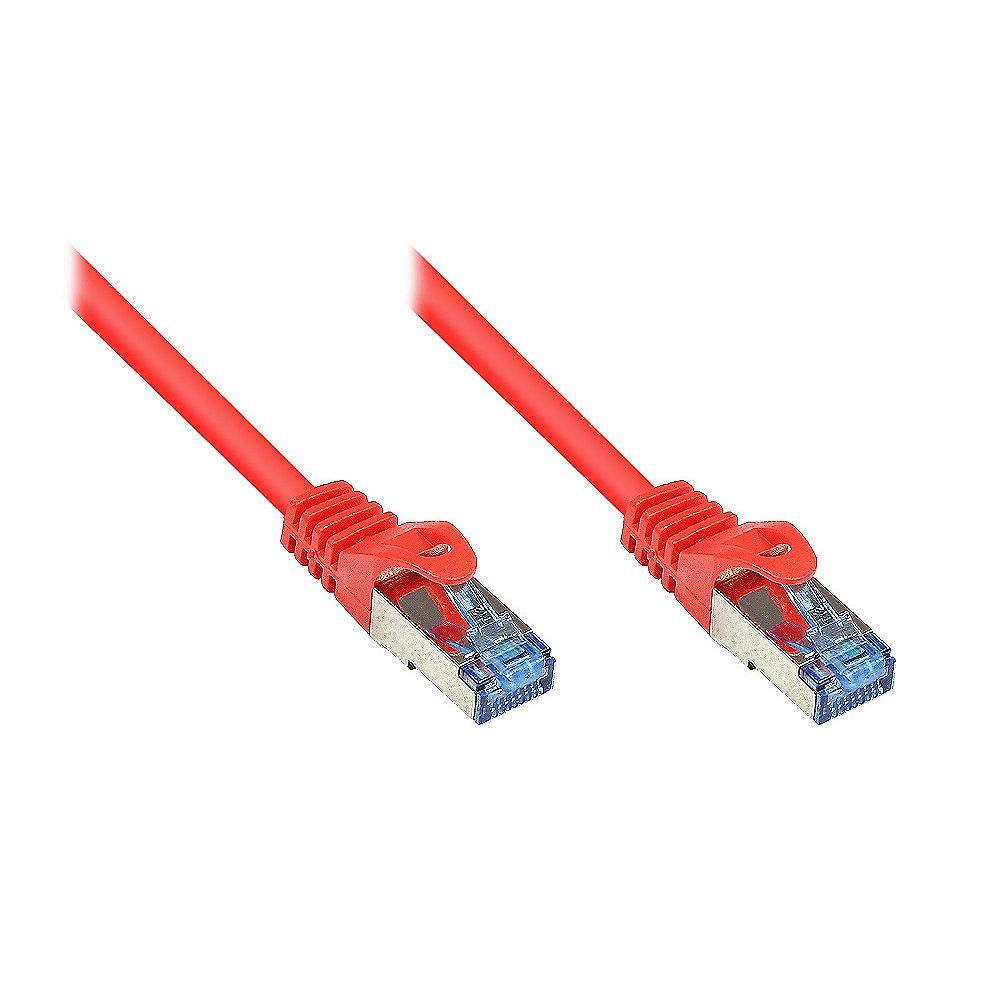 Good Connections RNS Patchkabel Cat.6A S/FTP PiMF halogenfrei 500MHz 40m rot, Good, Connections, RNS, Patchkabel, Cat.6A, S/FTP, PiMF, halogenfrei, 500MHz, 40m, rot