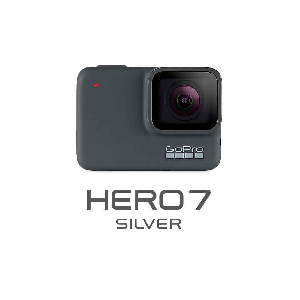 GoPro Hero 7 Silver 4K-Action Cam wasserdicht Sprachsteuerung Touchscreen, *GoPro, Hero, 7, Silver, 4K-Action, Cam, wasserdicht, Sprachsteuerung, Touchscreen