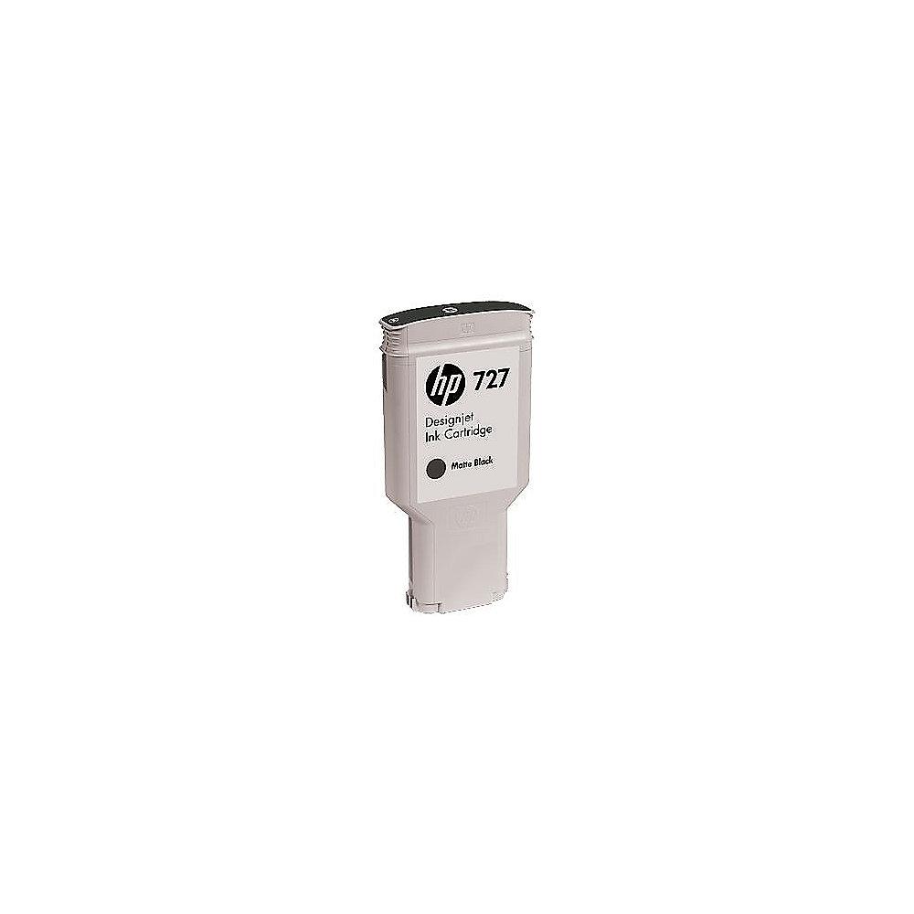 HP C1Q12A Original Tintenpatrone 727 Designjet mattschwarz 300ml, HP, C1Q12A, Original, Tintenpatrone, 727, Designjet, mattschwarz, 300ml