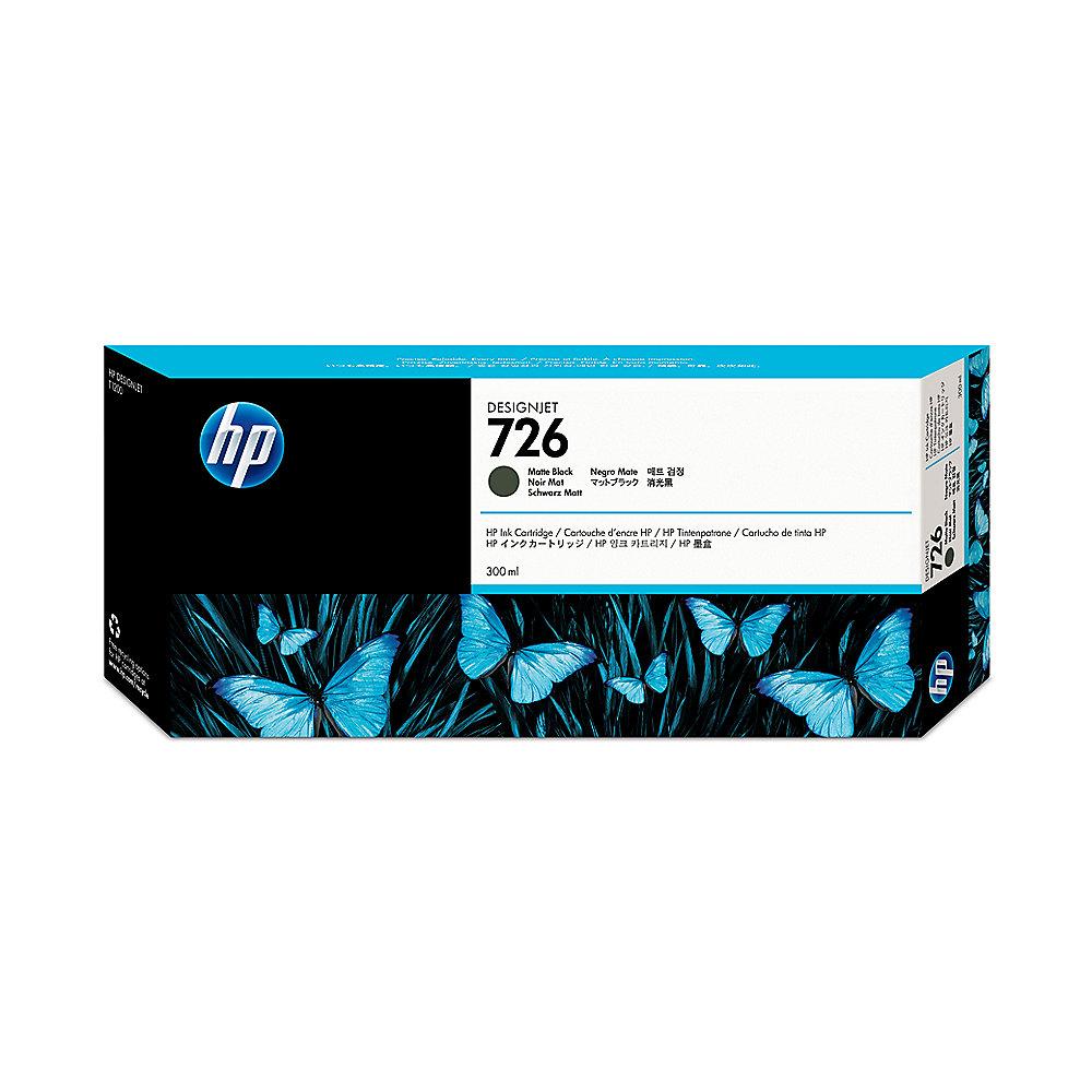 HP CH575A Original Druckerpatrone 726 mattschwarz, HP, CH575A, Original, Druckerpatrone, 726, mattschwarz