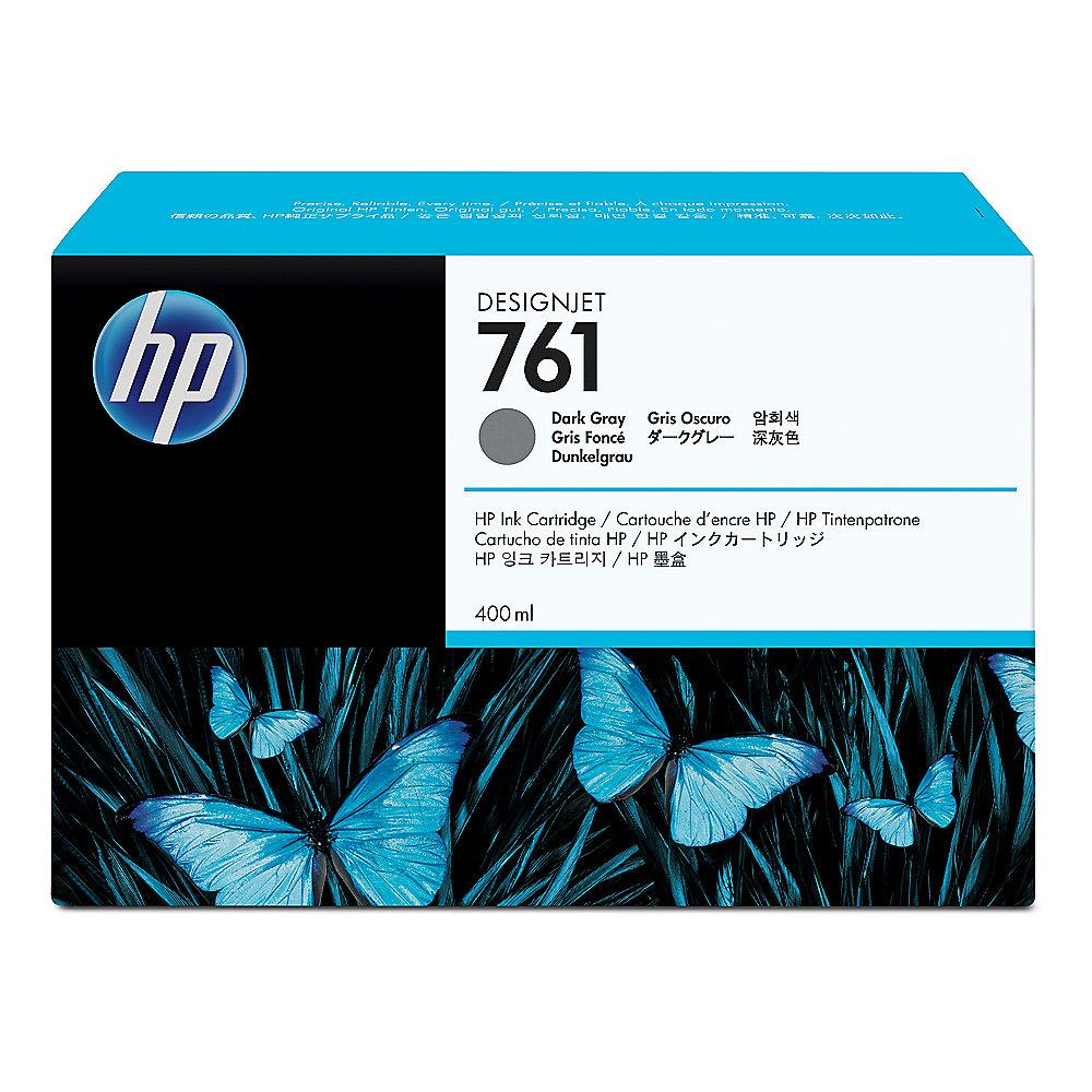 HP CR274A 3x Original Druckerpatrone 761 dunkel grau