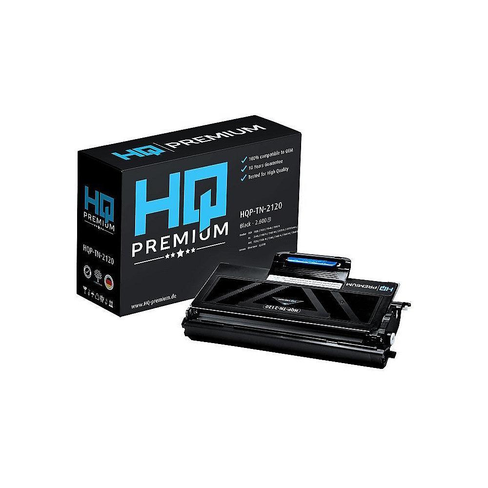 HQ-Premium Toner ersetzt Brother TN-2120 Schwarz für ca. 2.600 Seiten, HQ-Premium, Toner, ersetzt, Brother, TN-2120, Schwarz, ca., 2.600, Seiten