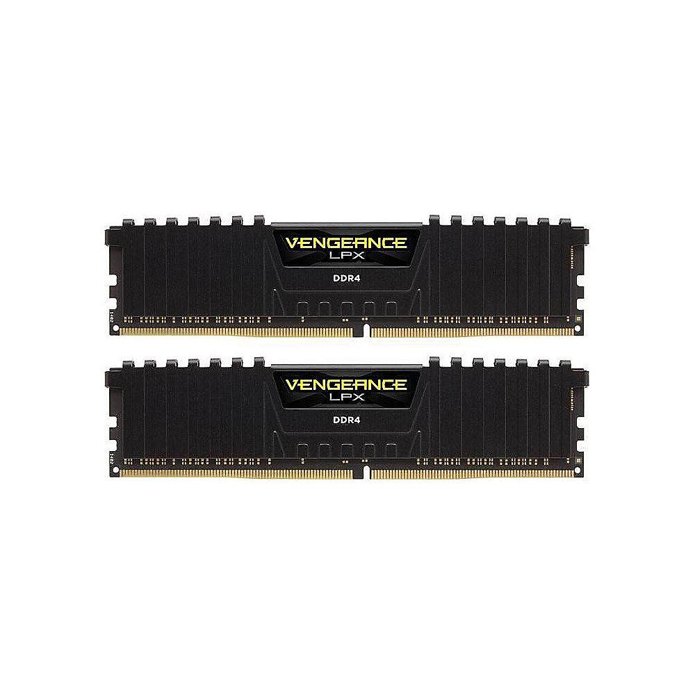 16GB (2x8GB) Corsair Vengeance LPX schwarz DDR4-3600 RAM CL18 Speicher Kit, 16GB, 2x8GB, Corsair, Vengeance, LPX, schwarz, DDR4-3600, RAM, CL18, Speicher, Kit