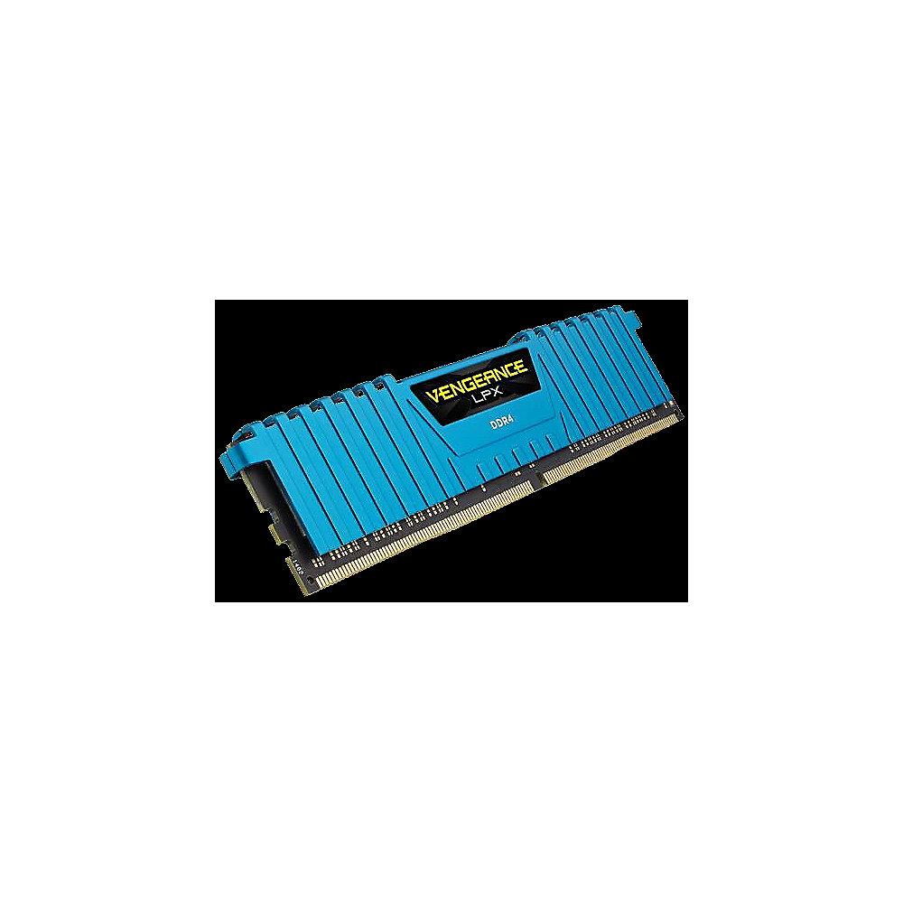32GB (4x8GB) Corsair Vengeance LPX Blue DDR4-2400 RAM CL14 (14-16-16-31), 32GB, 4x8GB, Corsair, Vengeance, LPX, Blue, DDR4-2400, RAM, CL14, 14-16-16-31,