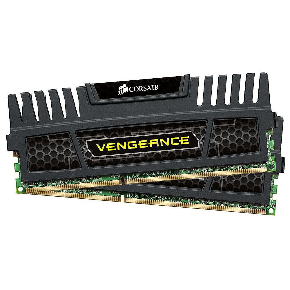 8GB (2x4GB) Corsair Vengeance DDR3-1600 CL9 (9-9-9-24) RAM DIMM Kit, 8GB, 2x4GB, Corsair, Vengeance, DDR3-1600, CL9, 9-9-9-24, RAM, DIMM, Kit
