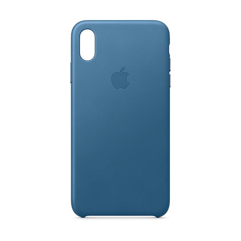 Apple Original iPhone XS Max Leder Case-Cape Cod Blau