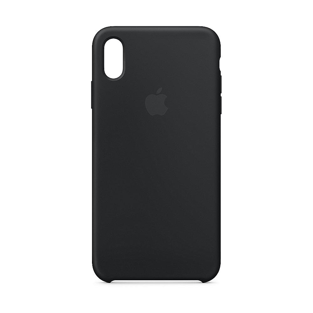 Apple Original iPhone XS Max Silikon Case-Schwarz