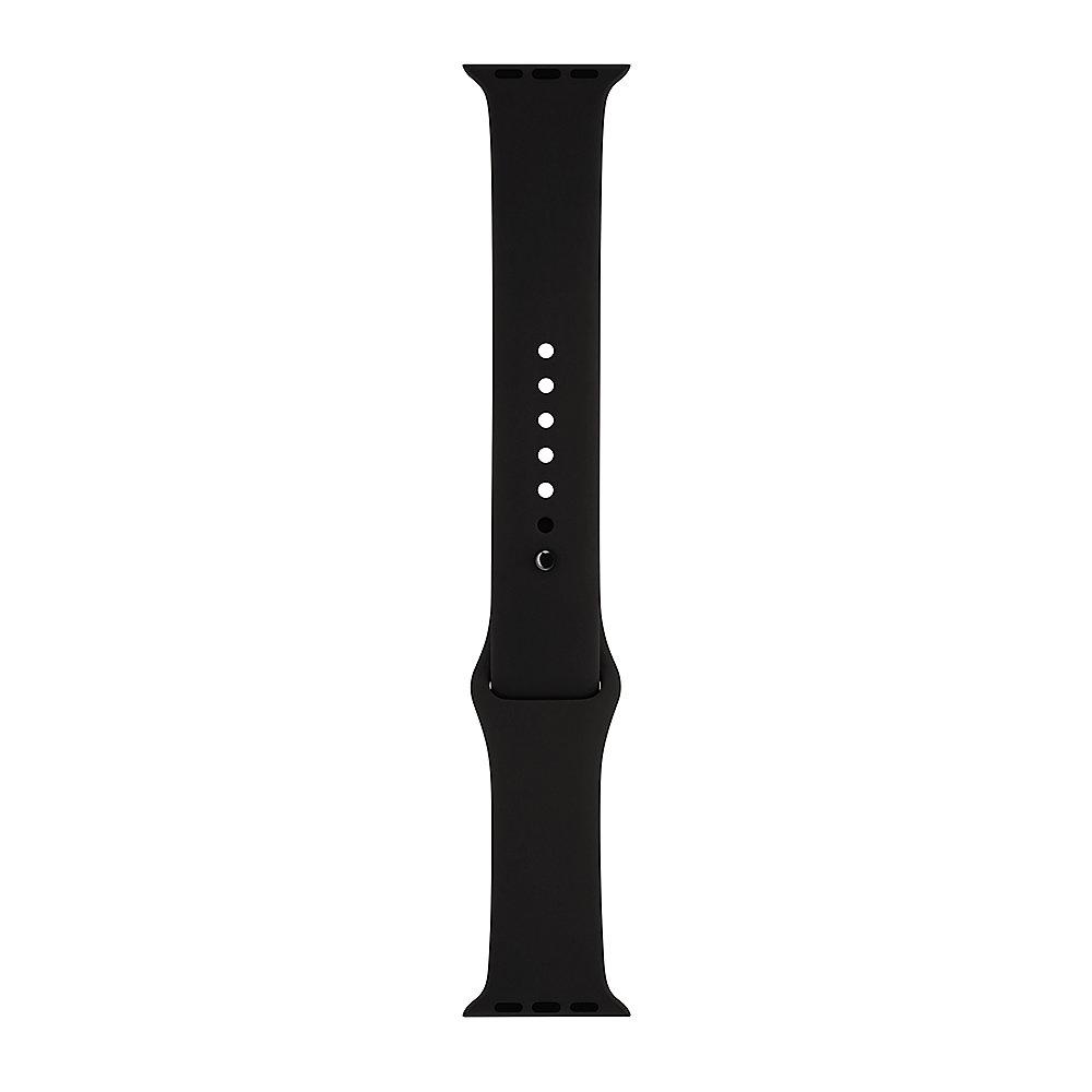 Apple Watch 38mm Sportarmband Schwarz mit Stiftschließe in Space Schwarz MJ4F2ZM, Apple, Watch, 38mm, Sportarmband, Schwarz, Stiftschließe, Space, Schwarz, MJ4F2ZM