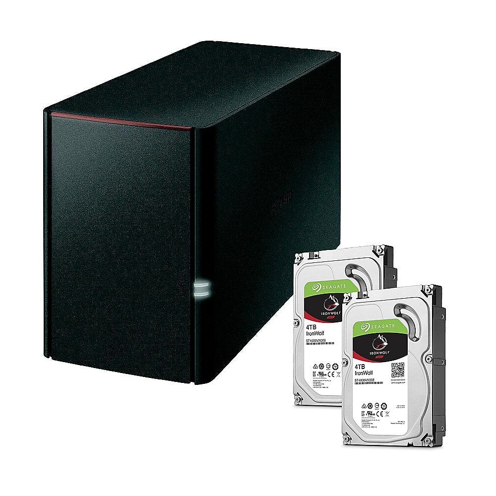 Buffalo LinkStation 220 NAS System 2-Bay 8TB inkl. 2x 4TB Seagate ST4000VN008