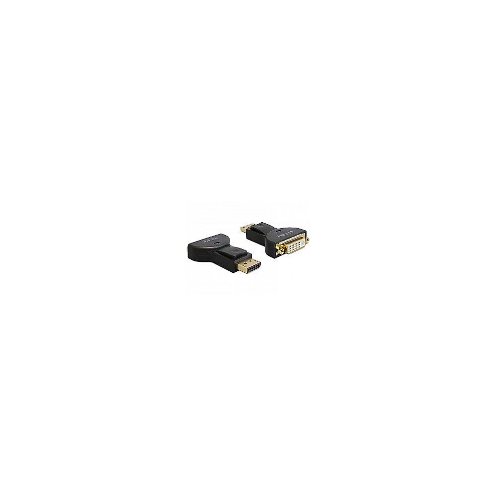 DeLOCK Adapter Displayport 1.1 Stecker zu DVI Buchse schwarz 65257, DeLOCK, Adapter, Displayport, 1.1, Stecker, DVI, Buchse, schwarz, 65257