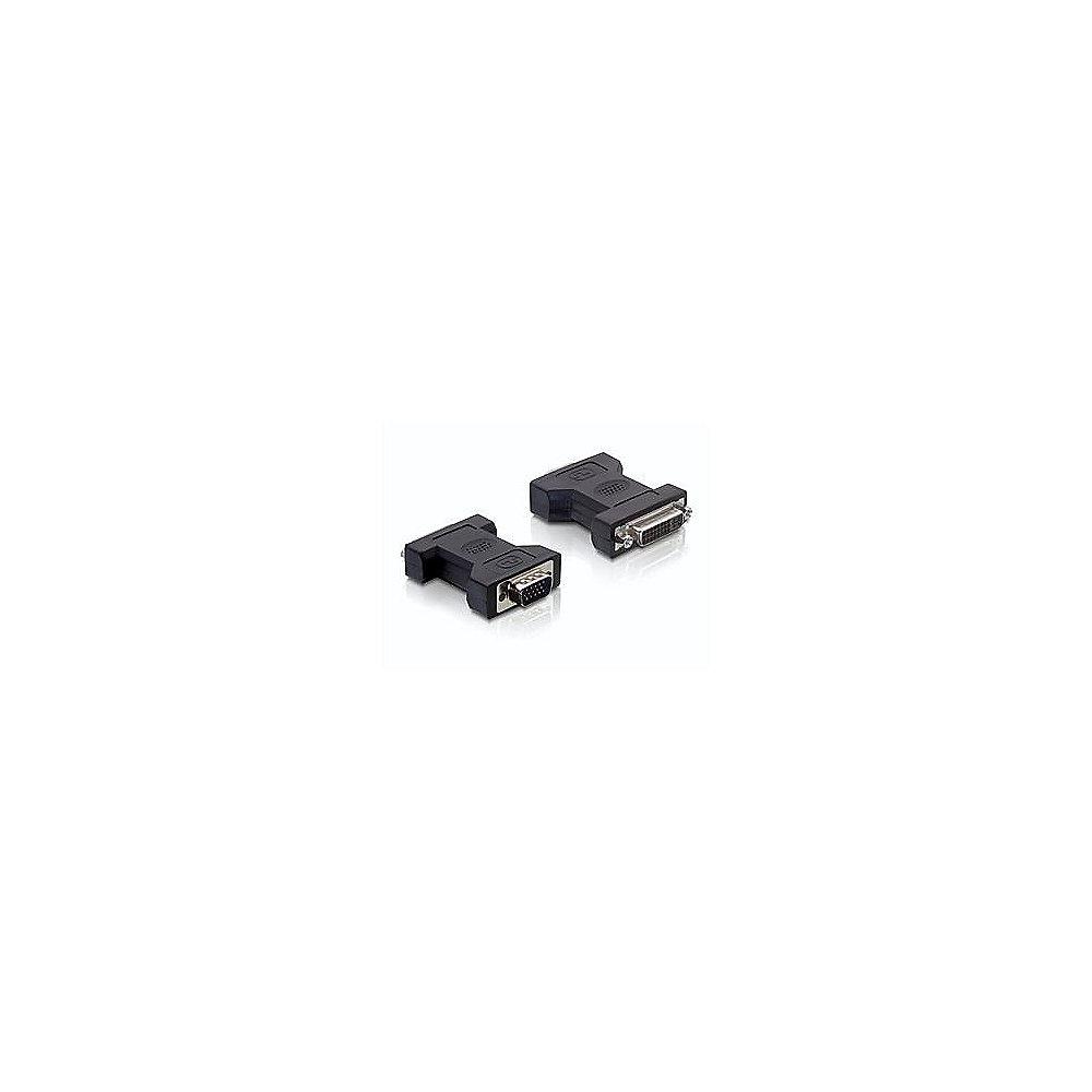 DeLOCK DVI Adapter 24 5 Buchse zu VGA 15pin Stecker 65017 schwarz, DeLOCK, DVI, Adapter, 24, 5, Buchse, VGA, 15pin, Stecker, 65017, schwarz