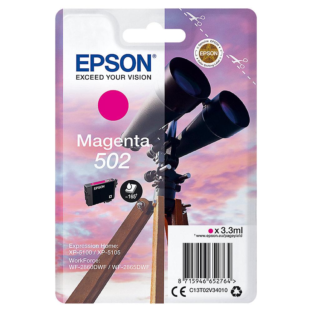 Epson C13T02V34010 Druckerpatrone 502 Magenta