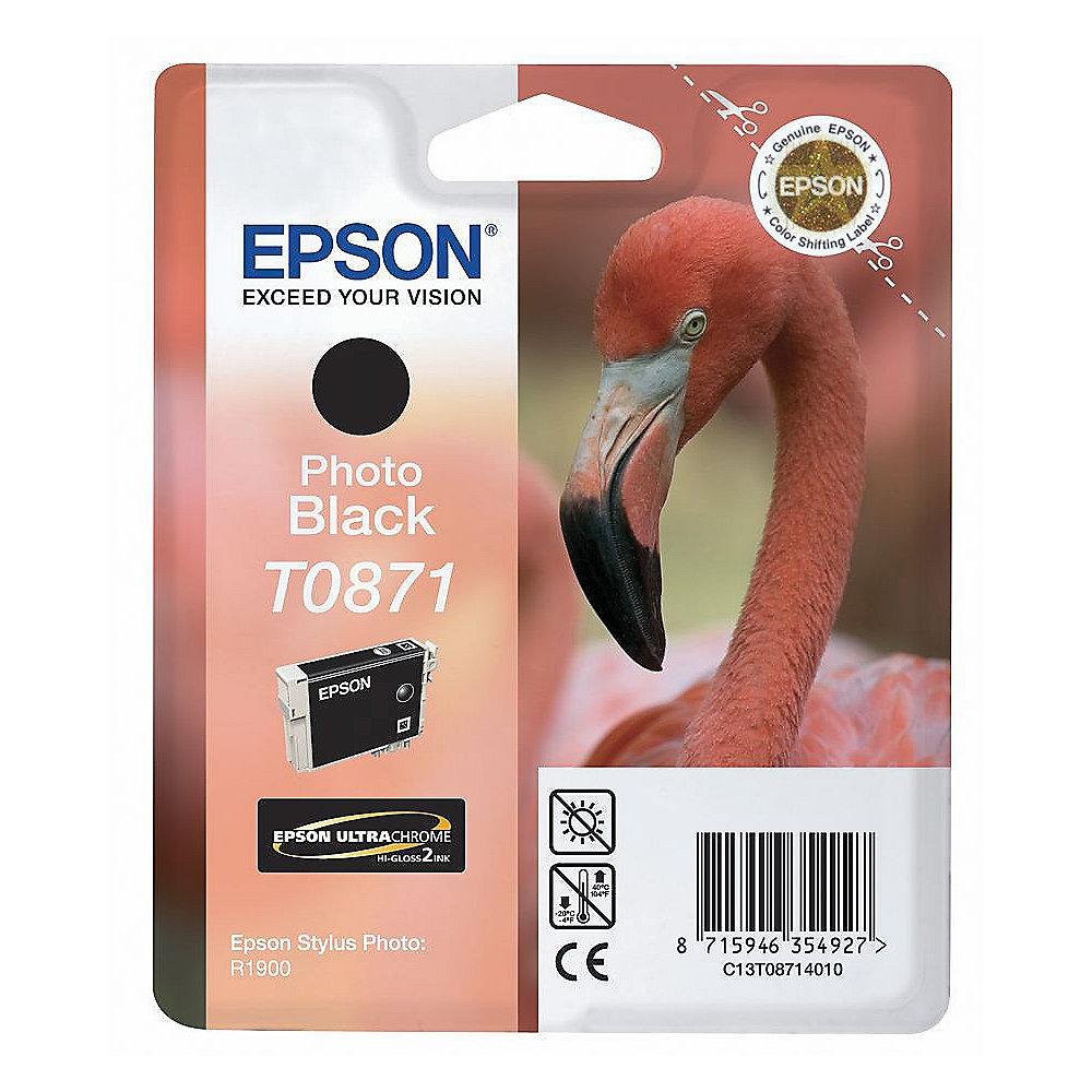 Epson C13T08714010 Druckerpatrone T0871 Photo schwarz hochglänzend
