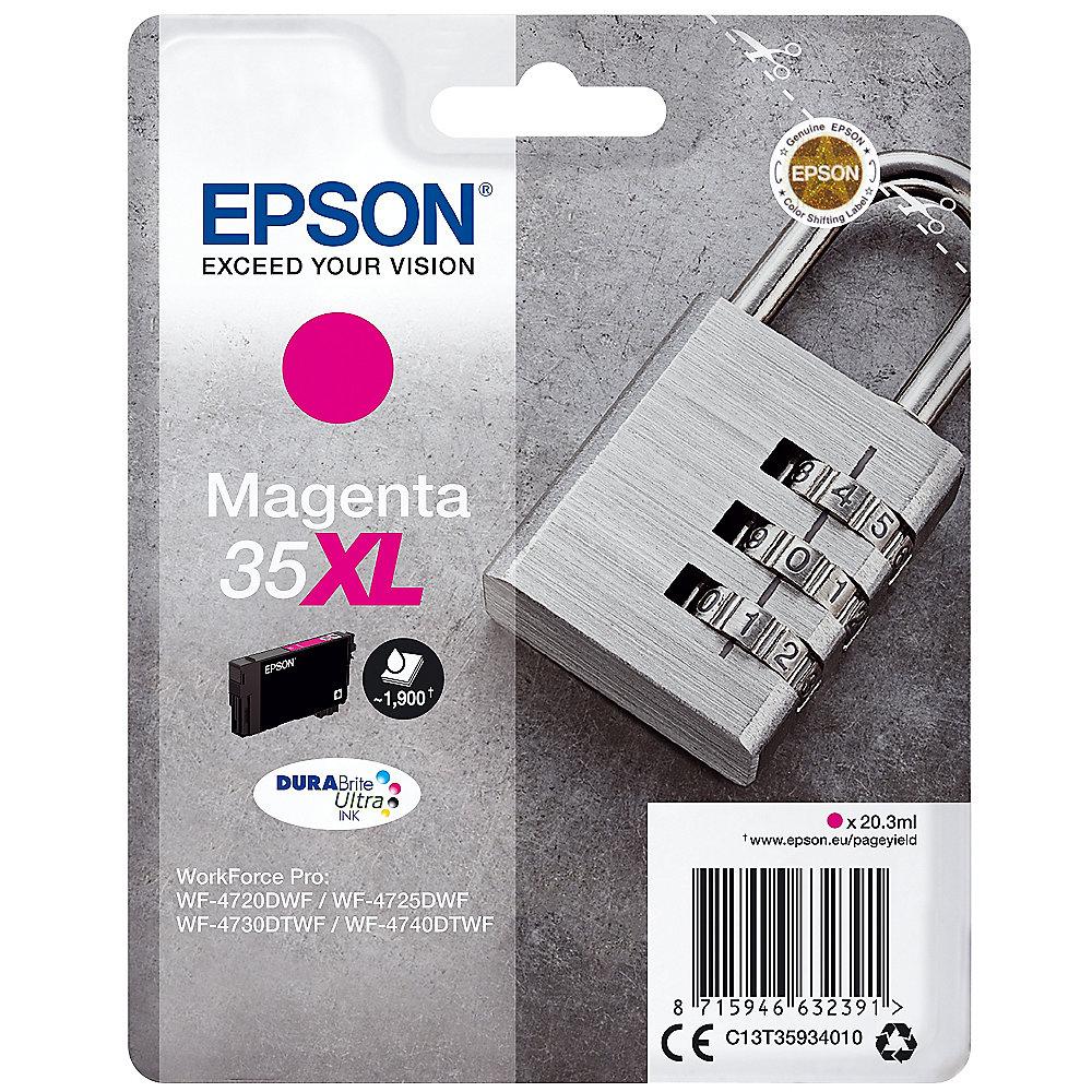 Epson C13T35934010 Druckerpatrone 35XL magenta hohe Kapazität, Epson, C13T35934010, Druckerpatrone, 35XL, magenta, hohe, Kapazität
