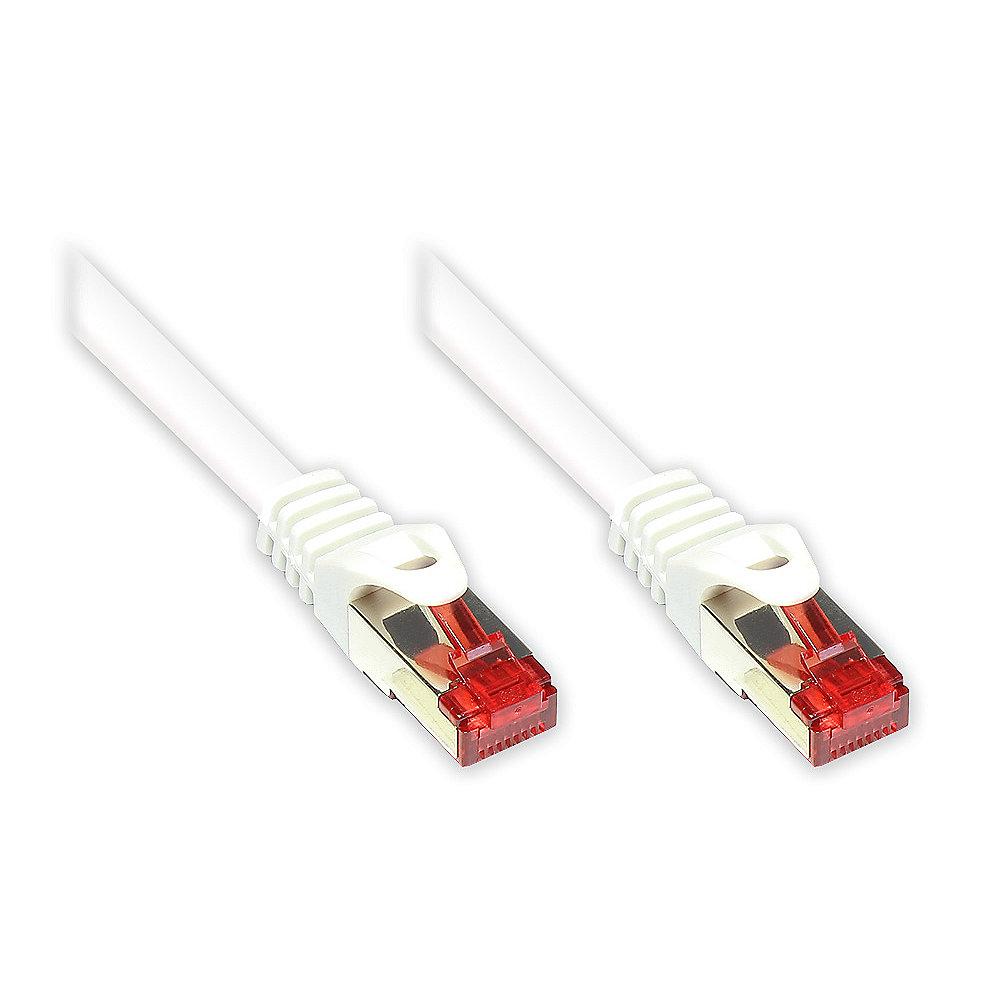Good Connections 1,5m RNS Patchkabel CAT6 S/FTP PiMF weiß, Good, Connections, 1,5m, RNS, Patchkabel, CAT6, S/FTP, PiMF, weiß