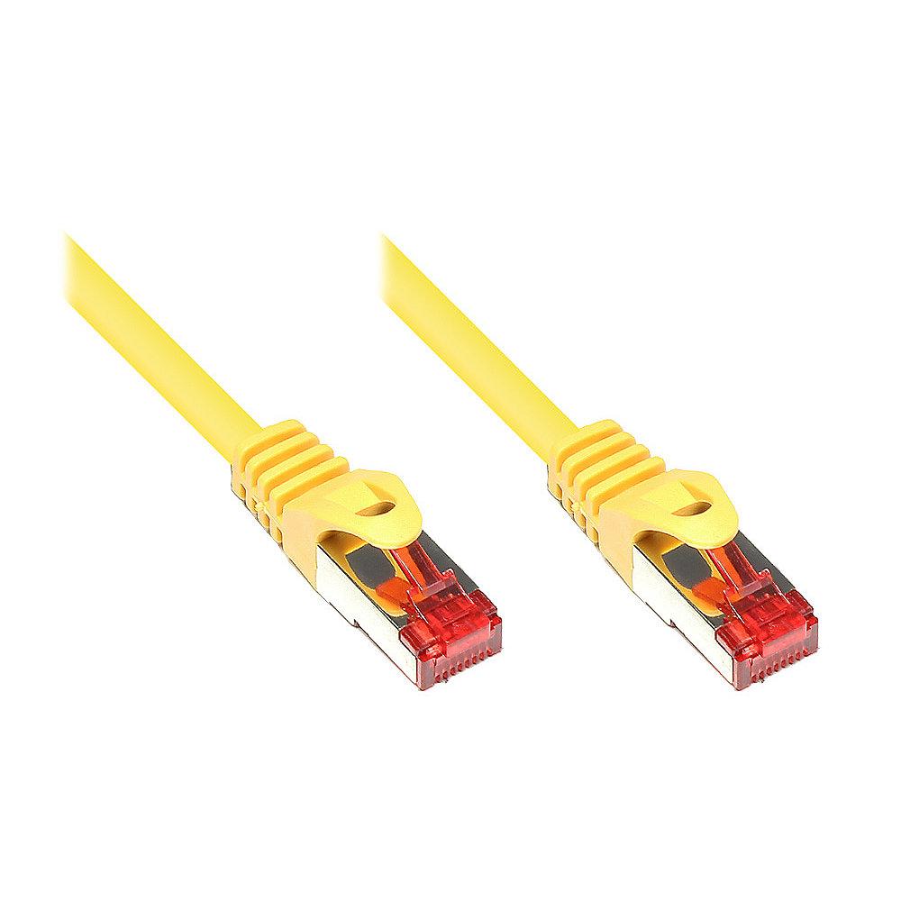 Good Connections 10m RNS Patchkabel CAT6 S/FTP PiMF gelb, Good, Connections, 10m, RNS, Patchkabel, CAT6, S/FTP, PiMF, gelb