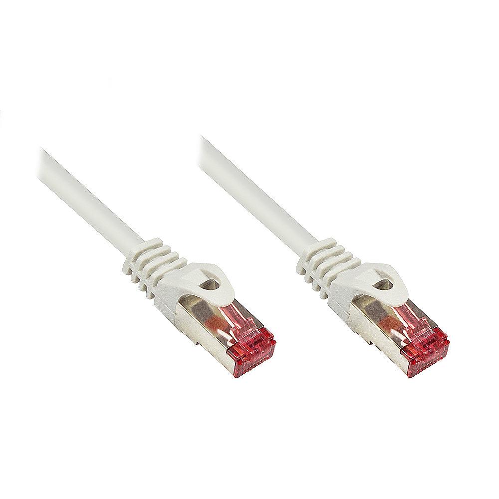 Good Connections 15m RNS Patchkabel CAT6 S/FTP PiMF grau, Good, Connections, 15m, RNS, Patchkabel, CAT6, S/FTP, PiMF, grau