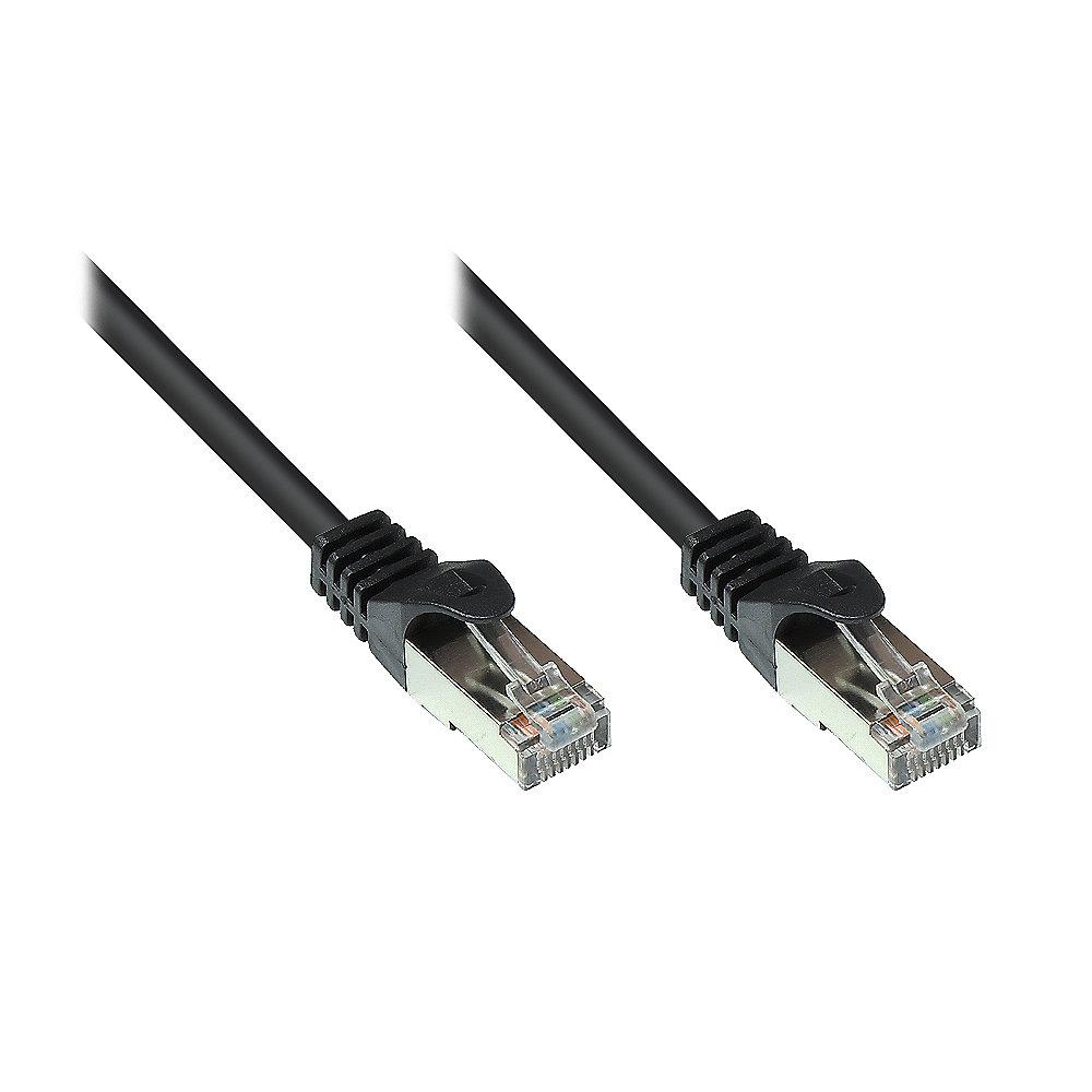 Good Connections 25m RNS Patchkabel CAT5E SF/UTP PVC schwarz, Good, Connections, 25m, RNS, Patchkabel, CAT5E, SF/UTP, PVC, schwarz