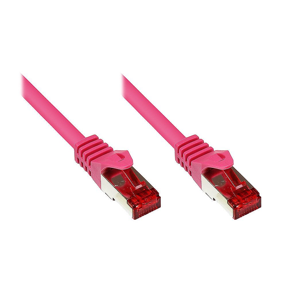 Good Connections 3,0m RNS Patchkabel CAT6 S/FTP PiMF magenta