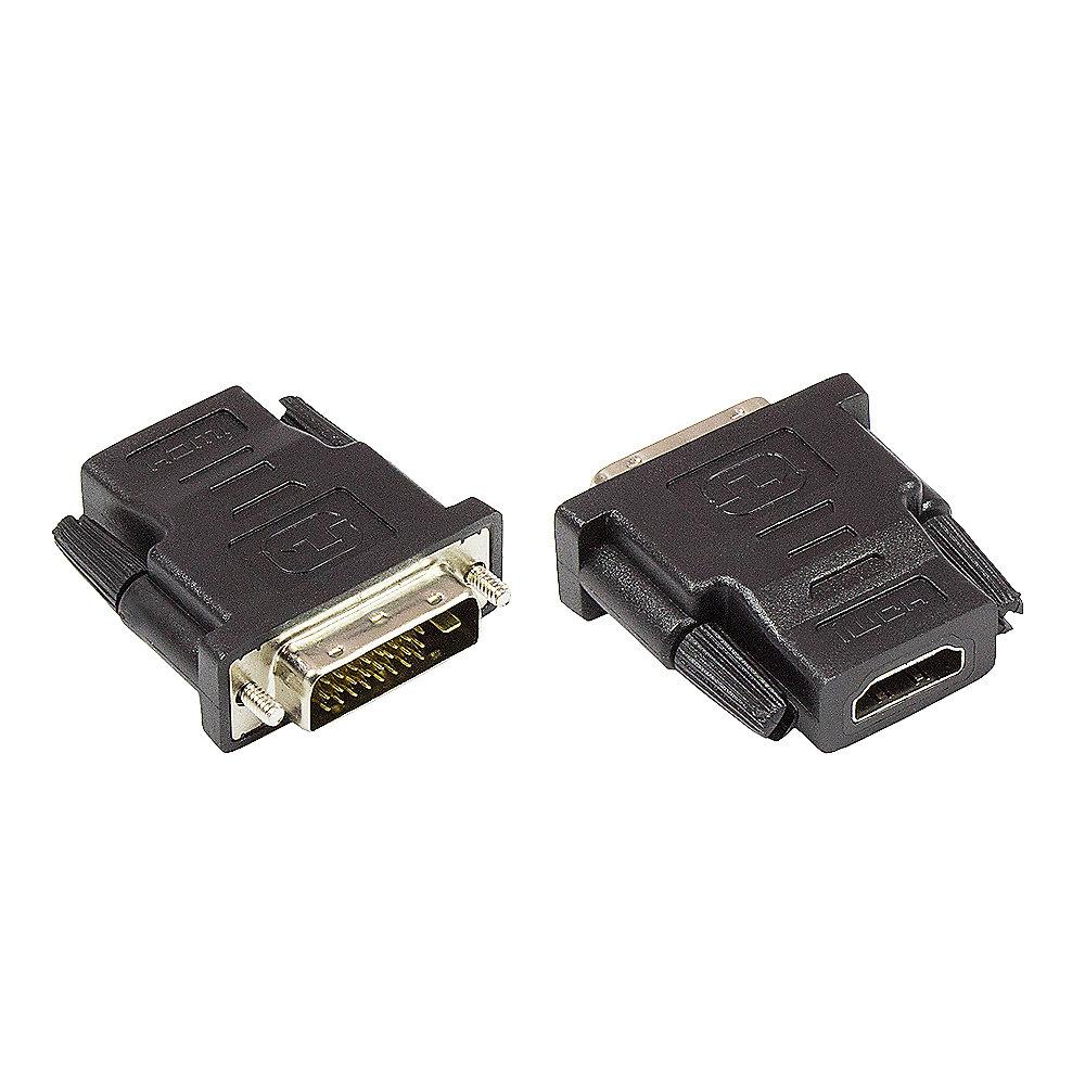 Good Connections DVI auf HDMI Adapter 19pol. Buchse/ 24 1 Stecker, Good, Connections, DVI, HDMI, Adapter, 19pol., Buchse/, 24, 1, Stecker