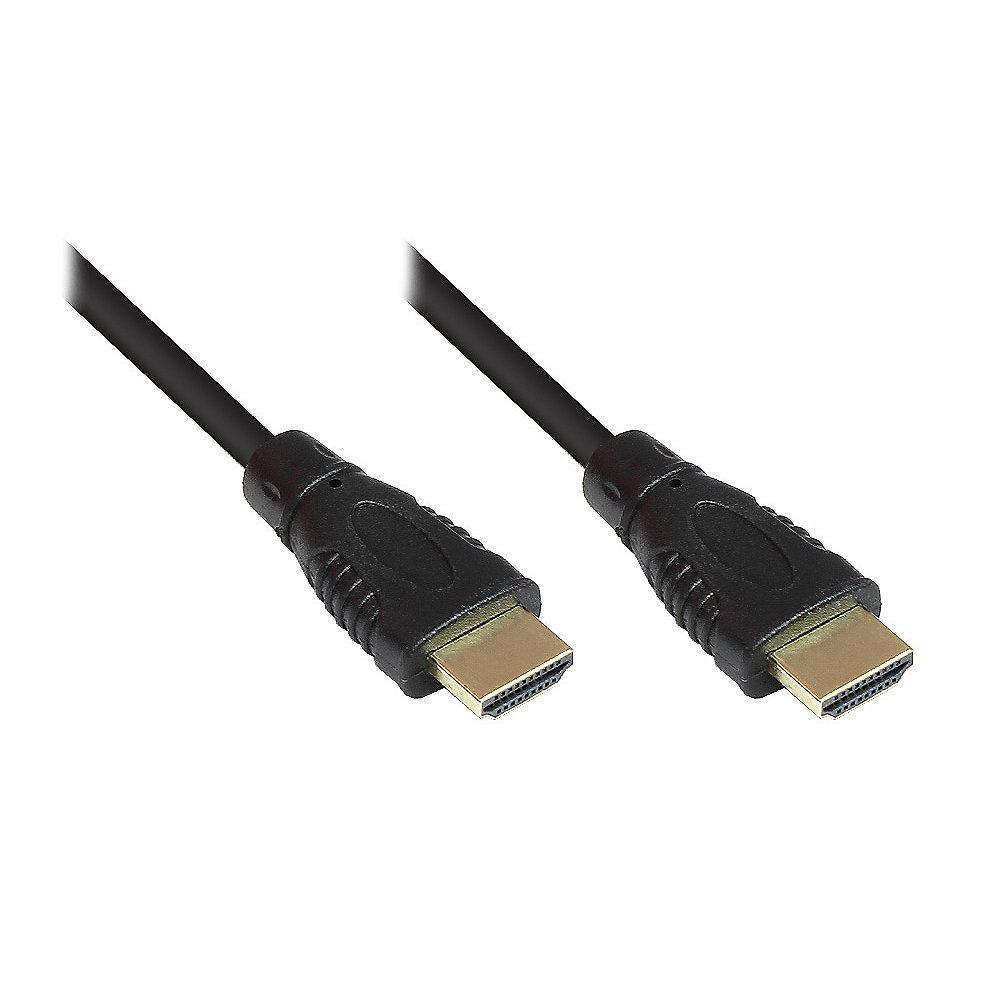 Good Connections High Speed HDMI Kabel 7,5m mit Ethernet gold Stecker schwarz, Good, Connections, High, Speed, HDMI, Kabel, 7,5m, Ethernet, gold, Stecker, schwarz