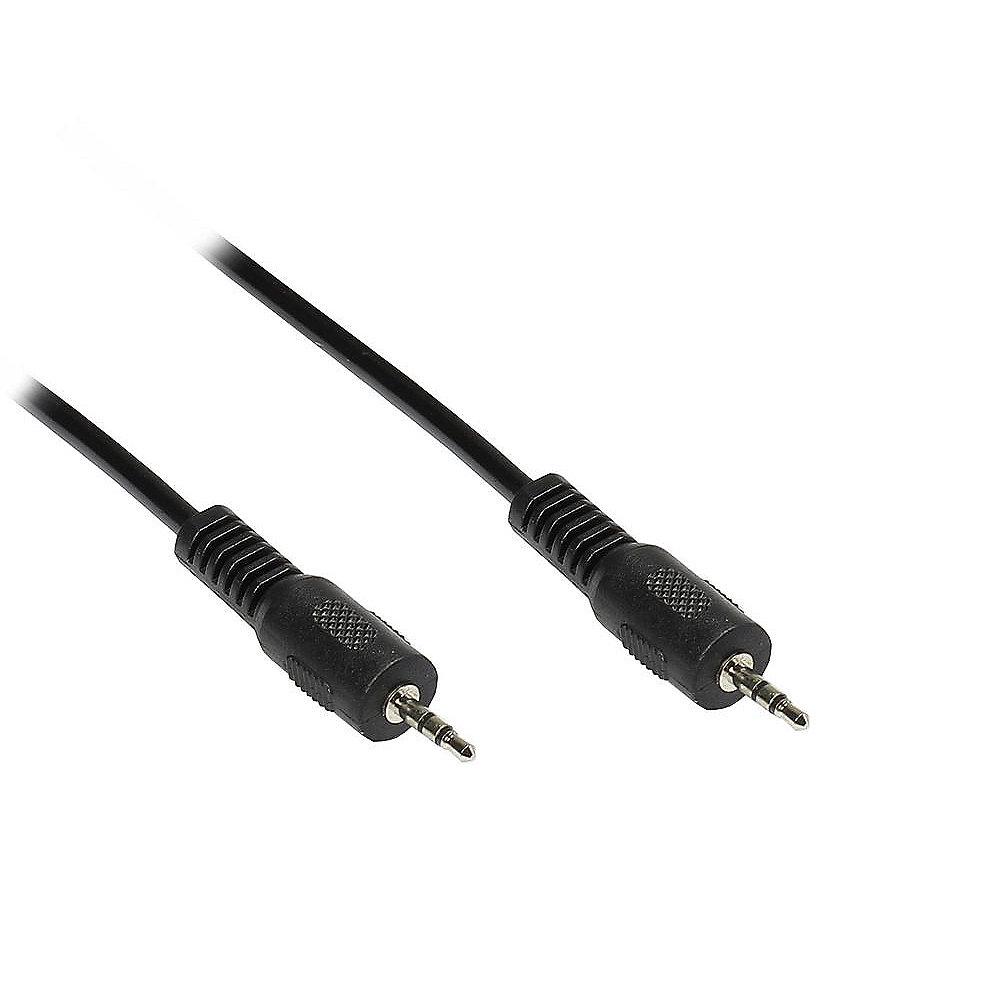 Good Connections Klinke Kabel 1,5m Stecker - Stecker stereo schwarz