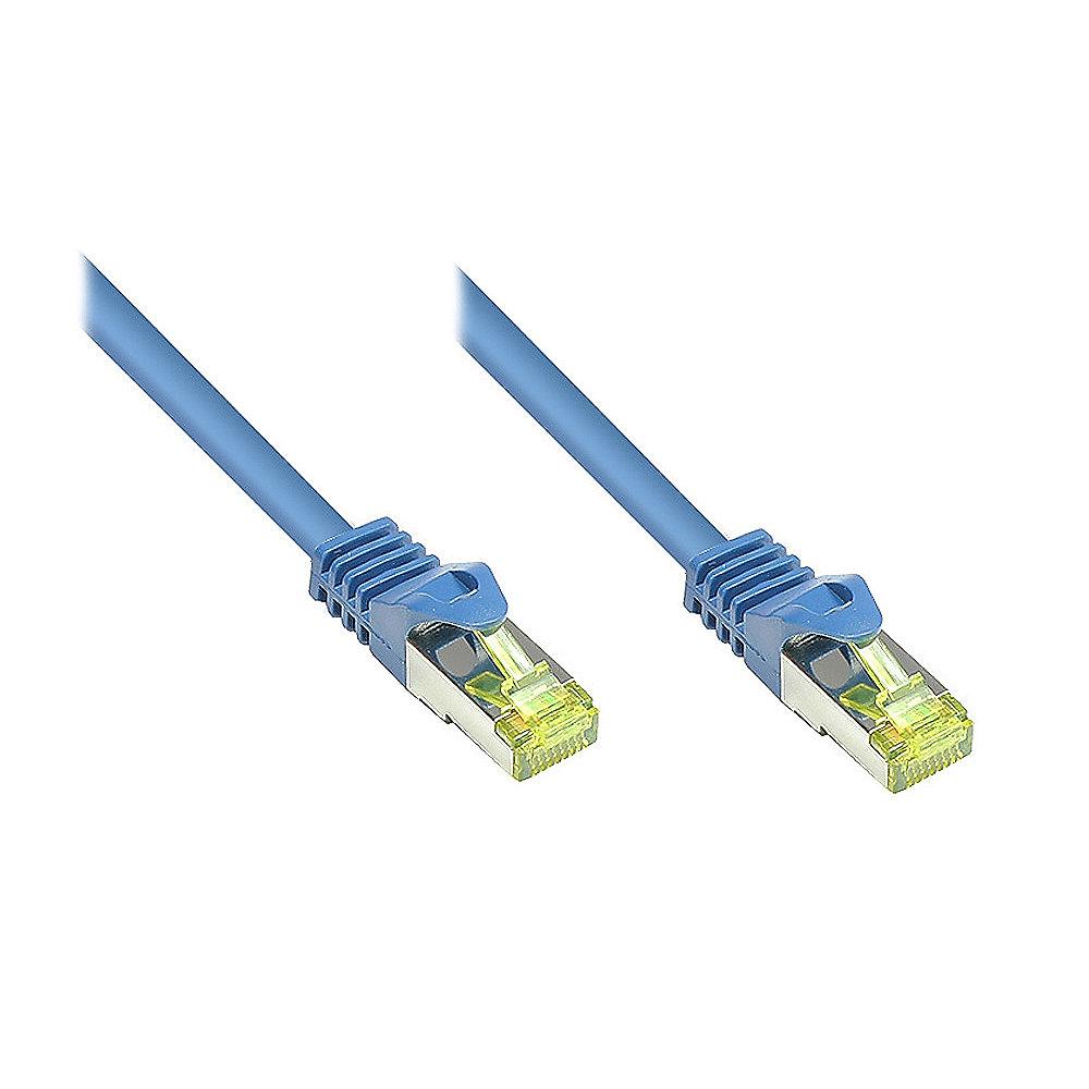 Good Connections Patchkabel mit Cat. 7 Rohkabel S/FTP 40m blau