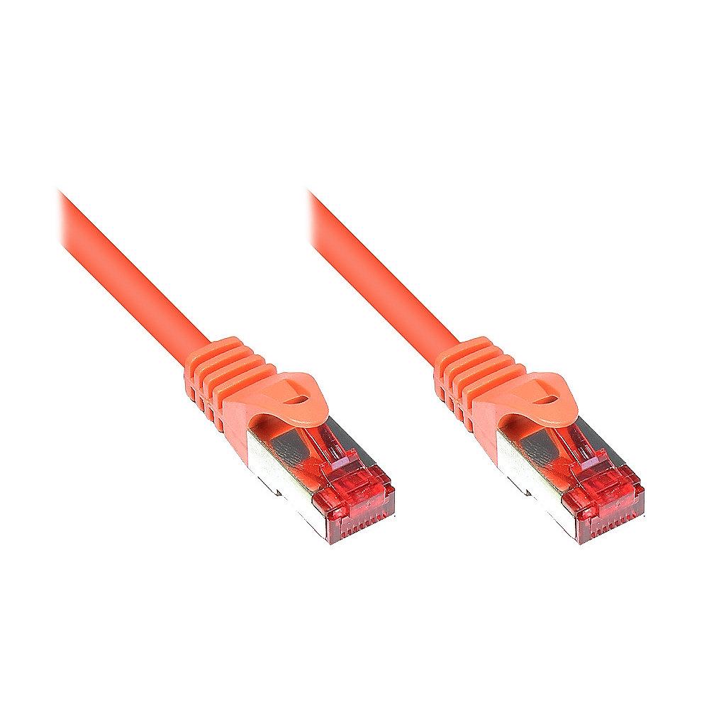 Good Connections RNS Patchkabel Cat.6 S/FTP PiMF PVC 250MHz 0,15m orange