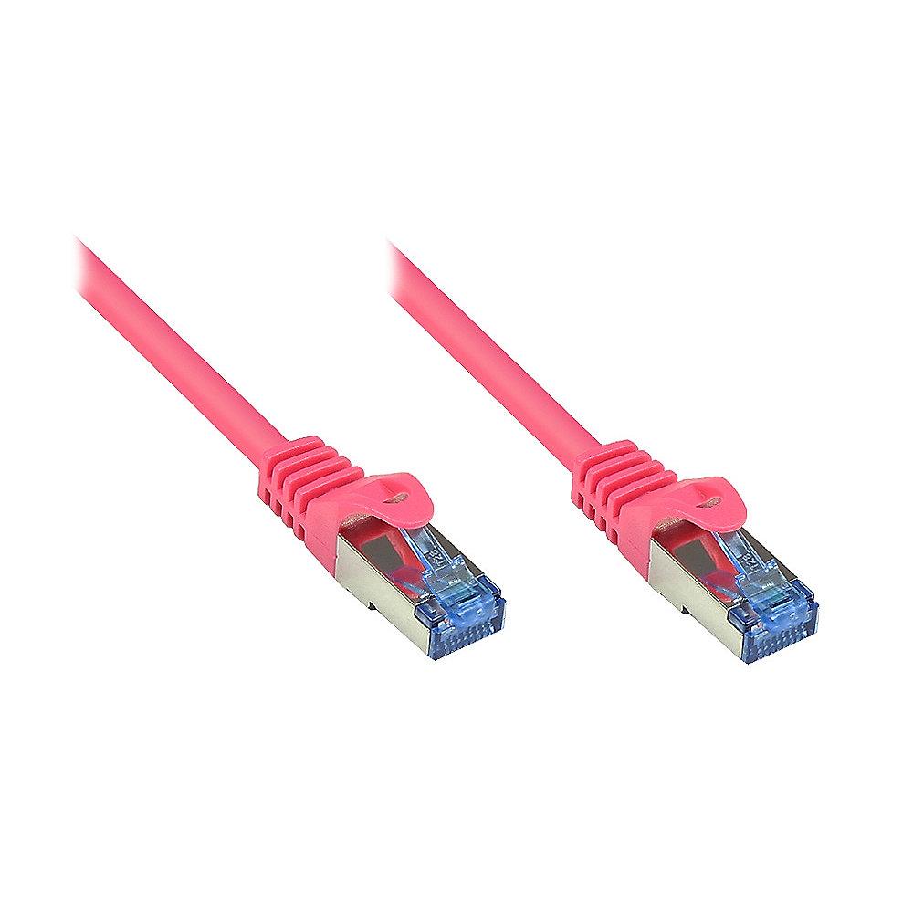 Good Connections RNS Patchkabel Cat.6A S/FTP PiMF halogenfrei 500MHz 40m magenta, Good, Connections, RNS, Patchkabel, Cat.6A, S/FTP, PiMF, halogenfrei, 500MHz, 40m, magenta