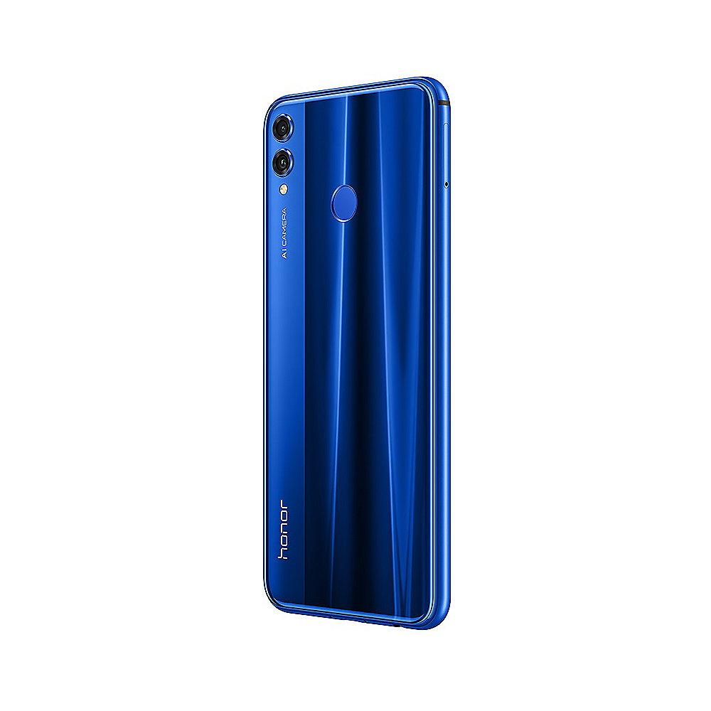 Honor 8X blue Android 8.1 Smartphone mit Dual-Kamera