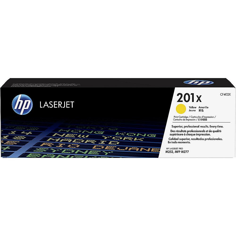 HP 201X Original Toner Gelb 2.300 Seiten CF402X