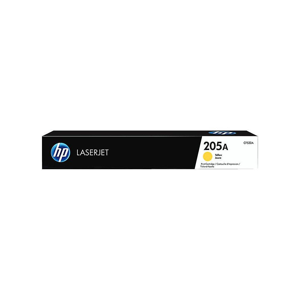 HP 205A Original Tonerpatrone Gelb ca. 900 Seiten CF532A