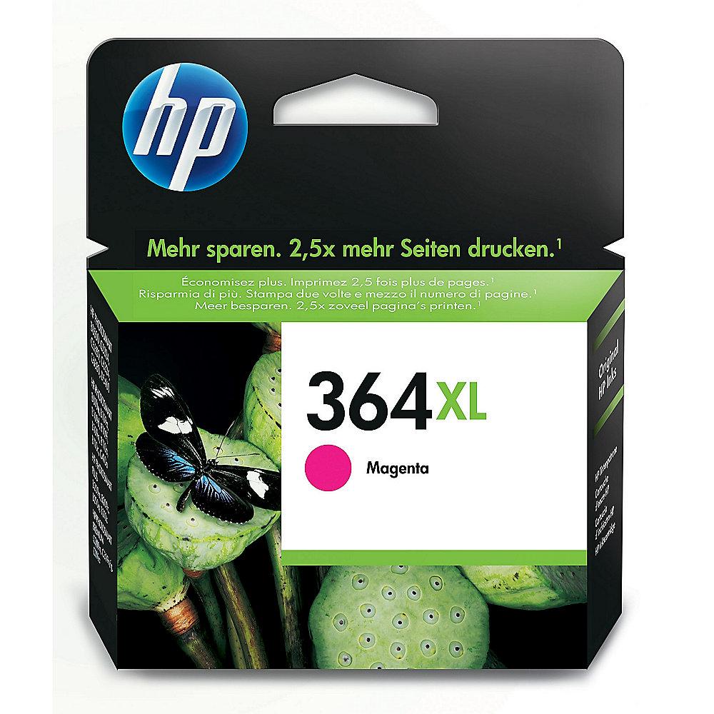 HP 364XL Original Druckerpatrone magenta mit hoher Kapazität CB324EE, HP, 364XL, Original, Druckerpatrone, magenta, hoher, Kapazität, CB324EE