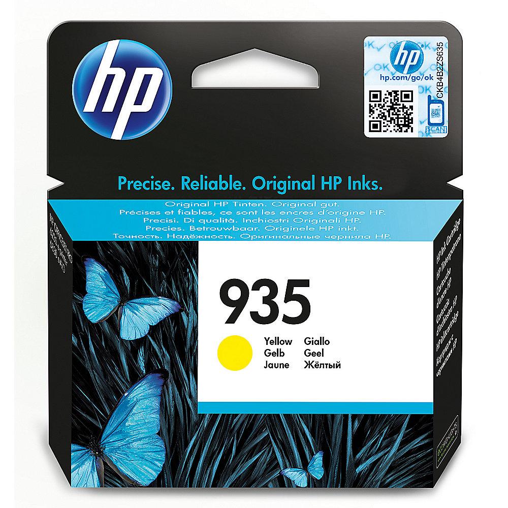 HP 935 Original Druckerpatrone Gelb C2P22AE für ca. 400 Seiten