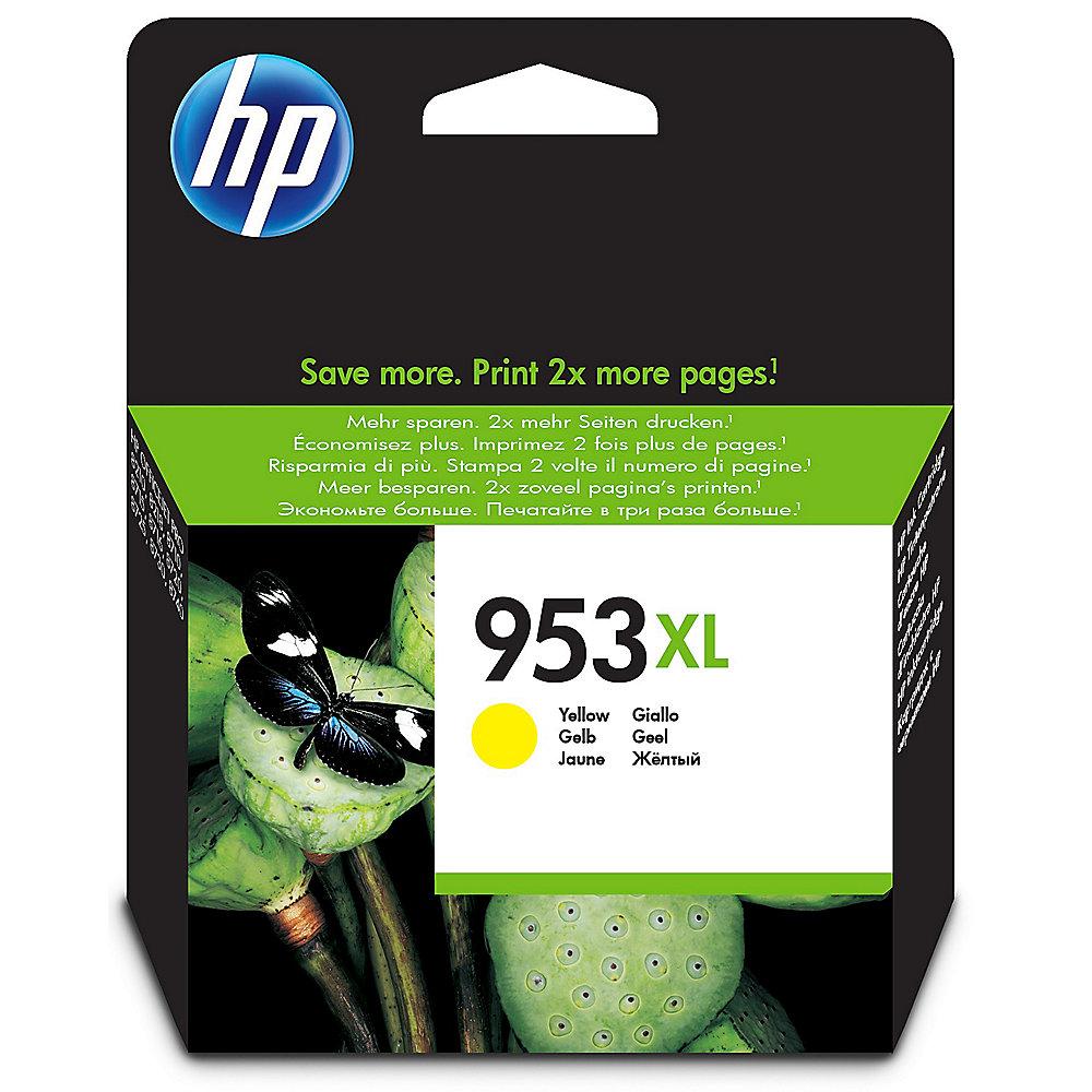 HP 953XL Original Druckerpatrone Gelb F6U18AE für ca. 1.600 Seiten