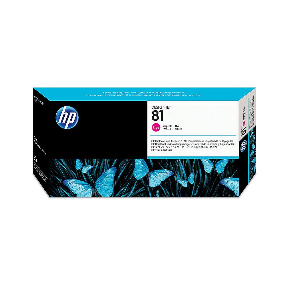 HP C4952A Original Druckkopf 81 magenta   Reiniger