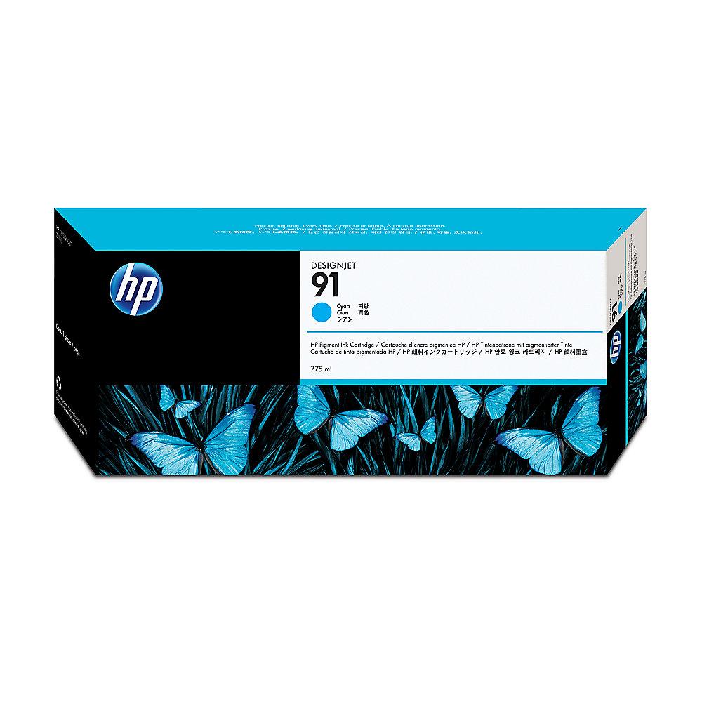 HP C9467A Original Druckerpatrone 91 pigmentiertes cyan, HP, C9467A, Original, Druckerpatrone, 91, pigmentiertes, cyan