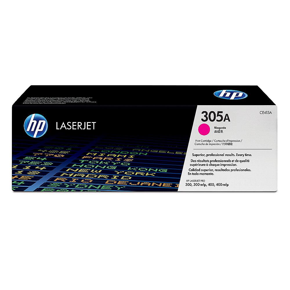 HP CE413A Original Tonerkassette 305A magenta