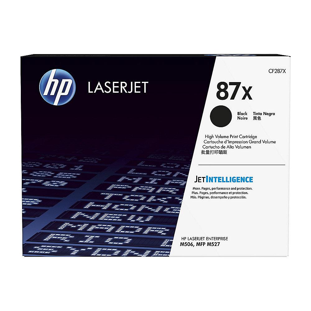 HP CF287X Original Tonerkassette 87X schwarz mit hoher Kapazität 18.000S.