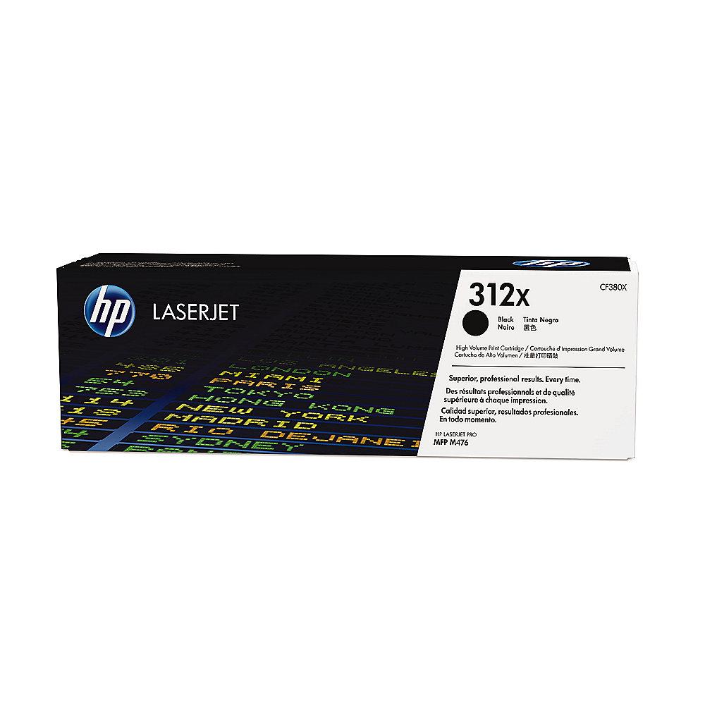 HP CF380X Original Tonerkassette 312X schwarz mit hoher Reichweite